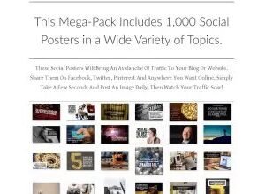 1000 Social Posters Mega pack